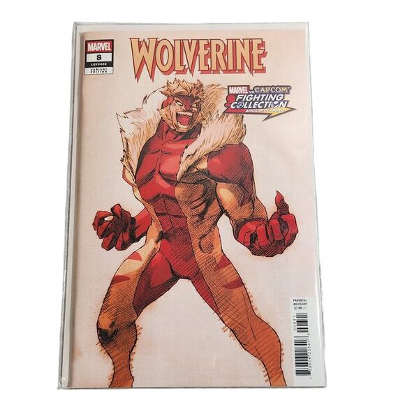 Marvel Vs. Capcom Fighting Collection Wolverine #8 Variant Edition Loy#400 NM - Picture 1 of 6
